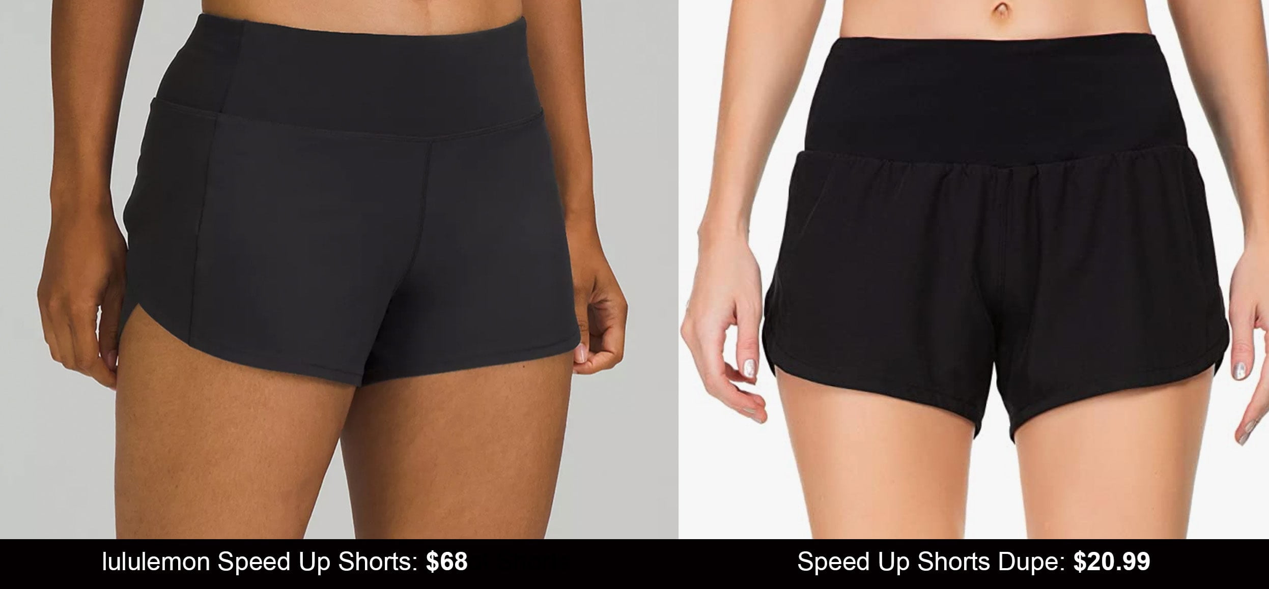 lululemon shorts dupes on amazon