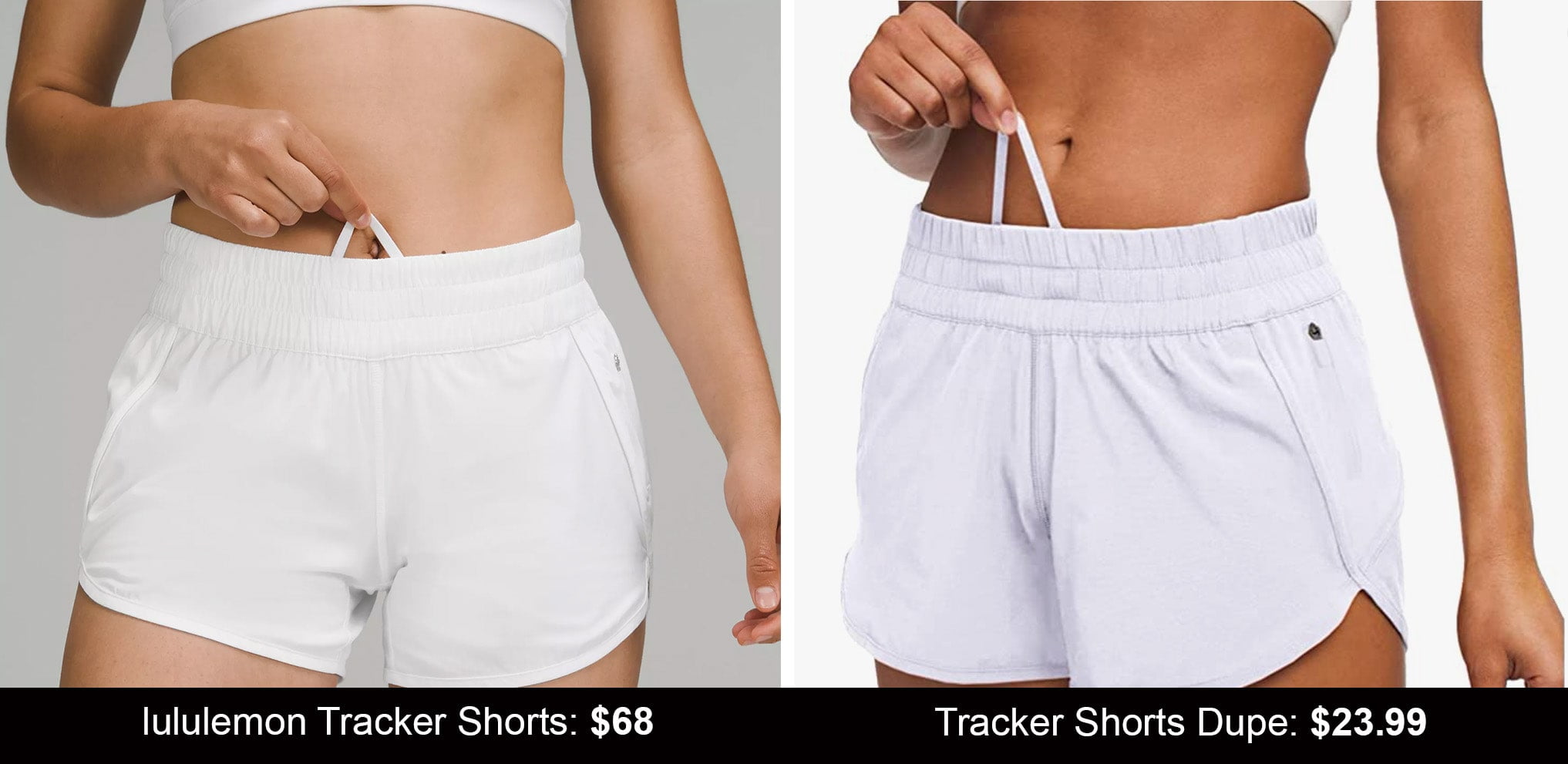 lululemon tracker shorts dupe