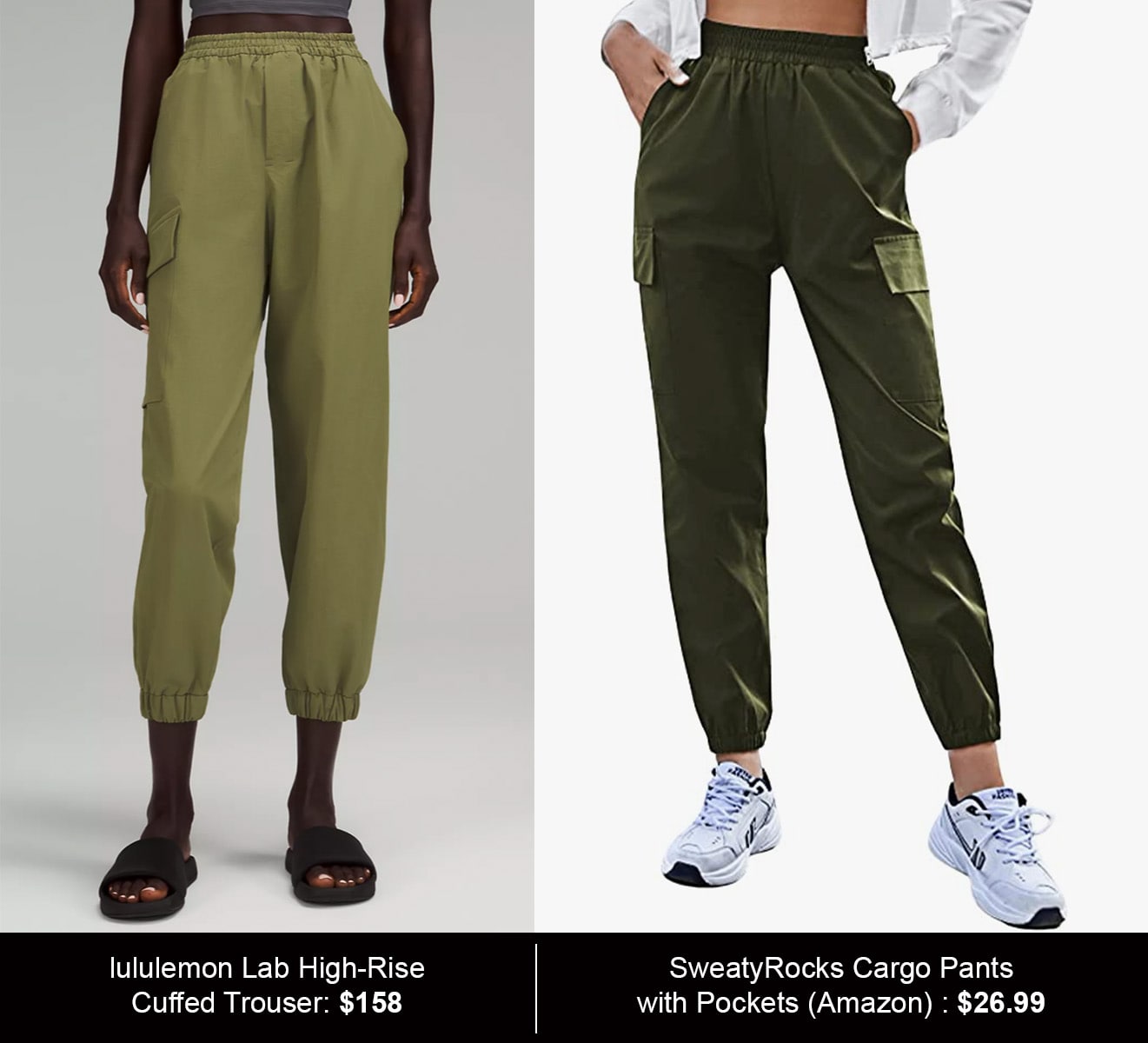 Top 5 Cargo Pants Like lululemon but CHEAPER (2023) 163 lululemon lab high rise cargo pant dupe