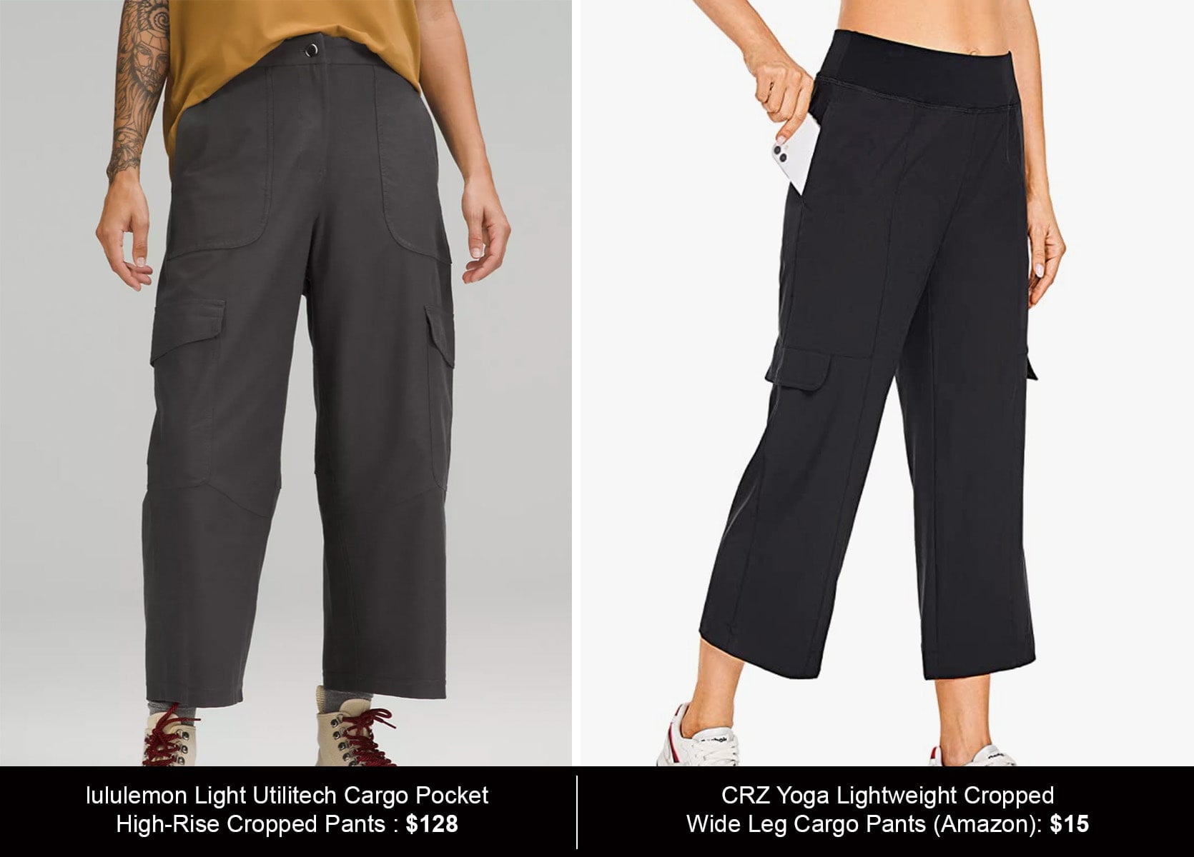Top 5 Cargo Pants Like lululemon but CHEAPER (2023) 159 lululemon cargo pant dupes