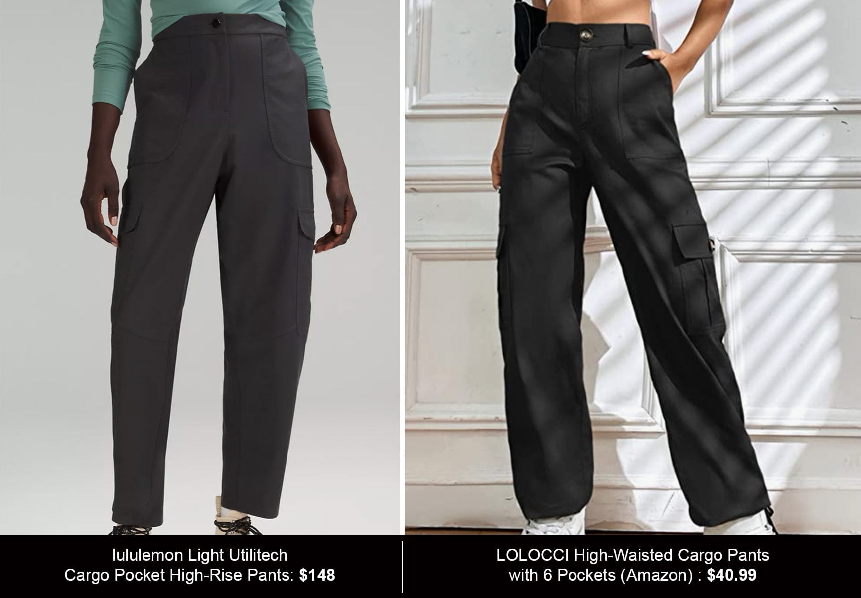 Top 5 Cargo Pants Like lululemon but CHEAPER (2023) 155 lululemon cargo pants dupe