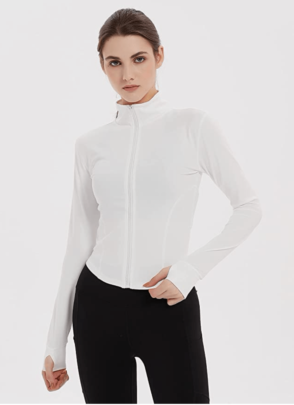 10 Jackets Similar to lululemon Define (CROPPED) | Sporty and Sexy 174 cropped lululemon define jacket dupe