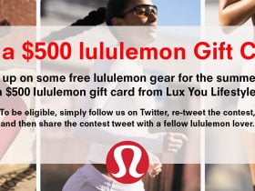 Lux You Lifestyle $500 lululemon Gift Card Giveaway! 153 lululemon gift card giveaway