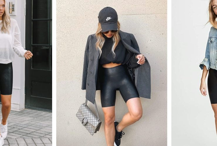 Top 7 Faux Leather Biker Shorts: A Must Have This Summer 158 faux leather biker shorts