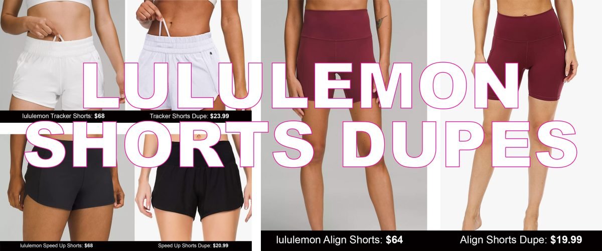 lululemon shorts dupes amazon