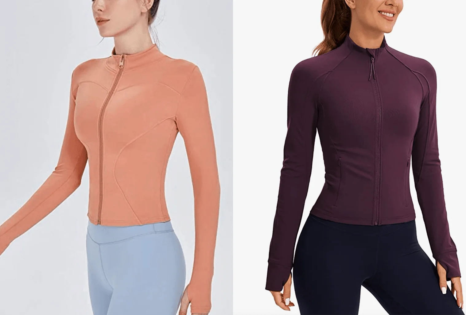jackets similar to lululemon define cropped