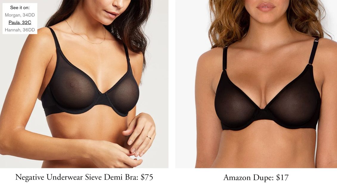 What is the BEST Negative Underwear Dupe? | 6 Incredibly Sexy Bras (2023) 156 negative underwear dupes
