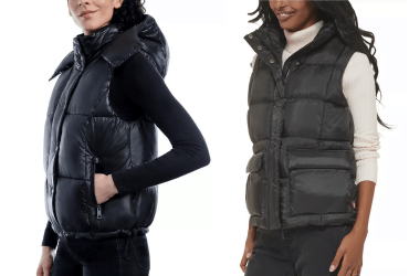 wunder puff cropped vest