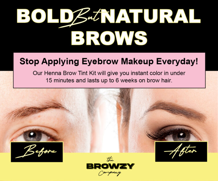 the browzy company henna eyebrow tint kit